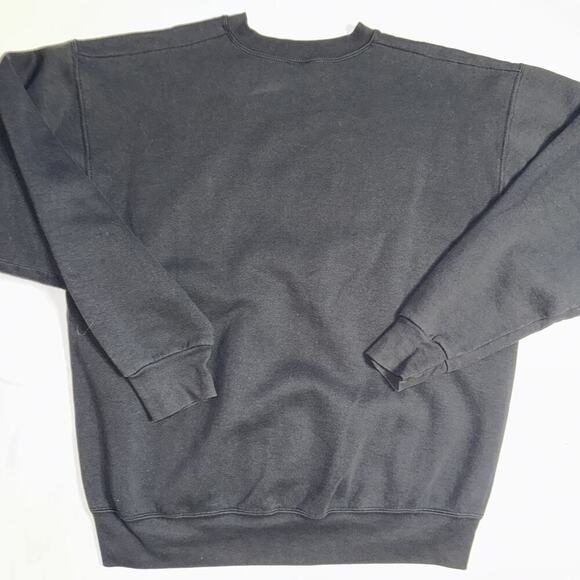 VTG 7 LOGO NFL DENVER BRONCOS FLEECE PULLOVER SWEATSHIRT BLACK , XL, IS USED - Picture 4 of 4